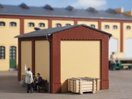Auhagen H0 Giebel kl.+ Ecksäulen rot