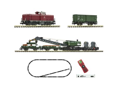 Fleischmann z21 Set Diesellok BR 212 + Bau