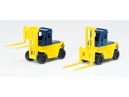 Tomytec Gabelstapler, gelb, 2 Stück
