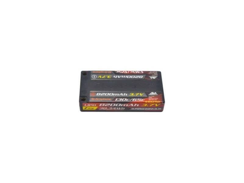 AM Lipo 8200mAh 1/12 Scale - 3.7V 65C Continuous 130C Burst