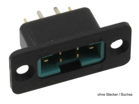 NE120 - Rahmen für Hochstrom Stecker + Buchse lang