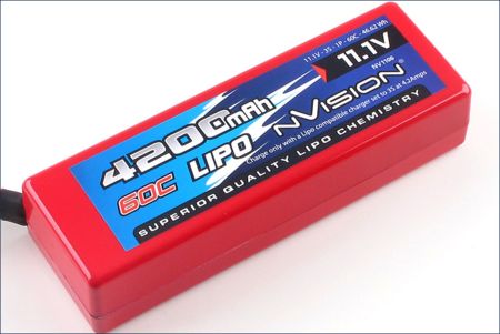 nVision Racing Lipo 4200 60C 11,1V 3S Deans