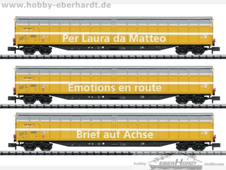 Minitrix Güterwagen-Set der Post SBB