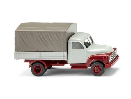 Wiking HO Pritschen-Lkw (Hanomag L 28) - fenstergrau