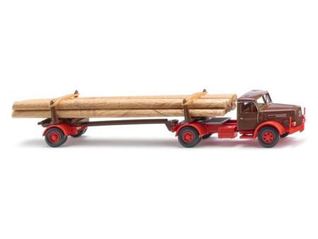 Wiking HO Langholztransporter (Henschel)