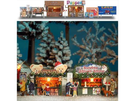 Busch Zwei Weihnachtsbuden H0      