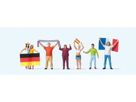 Preiser HO Fussballfans (1)