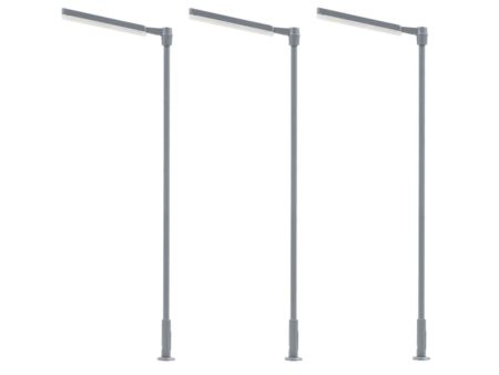 Faller H0 LED-Kreuzmastleuchte, kaltweiß, 3 Stück