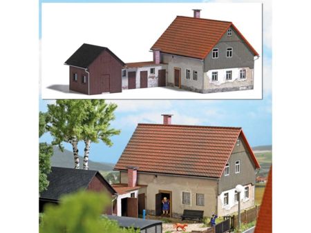 Busch HO Wohnhaus mit Anbau