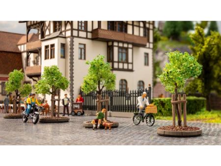 NOCH H0/TT J. Bäume m. Baumstützen