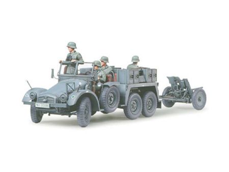Tamiya 1:35 Dt. Krupp Protze m. 37mm PAK (4)