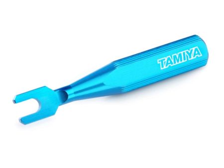 Tamiya Alu Spannachsenschlüssel blau