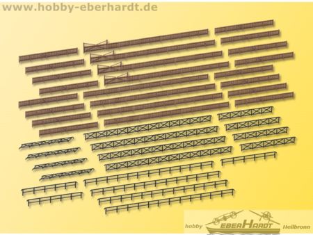 Kibri N Zaun für Industrie- und Bahnanlagen
