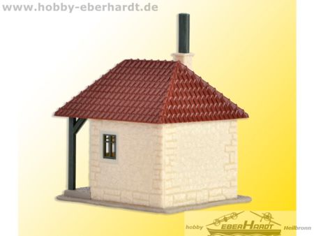 Vollmer H0 Weinberghaus  mit Rebstöcken und Bollerwagen
