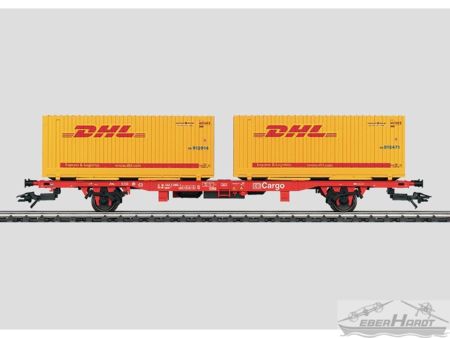 Märklin  HO  Containertragwg. DHL DB AG