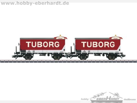 Märklin  HO  Bierwagen-Set Tuborg Ol DSB