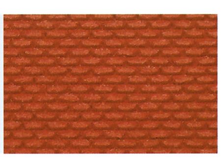 Heki  Ziegelsteinmauer H0/TT, 28x14 cm, 2 Stück