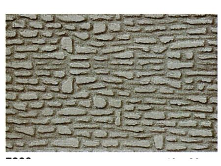 Heki  Natursteinmauer 0/1/H0, 40x20 cm, 2 Stück