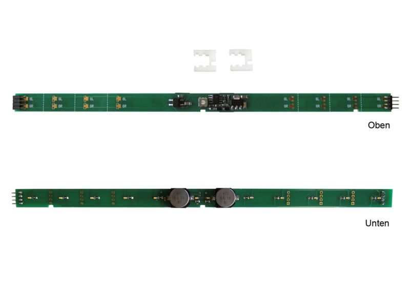 Märklin HO LED-Innenbeleuchtg. mit Puffer kaltweiß