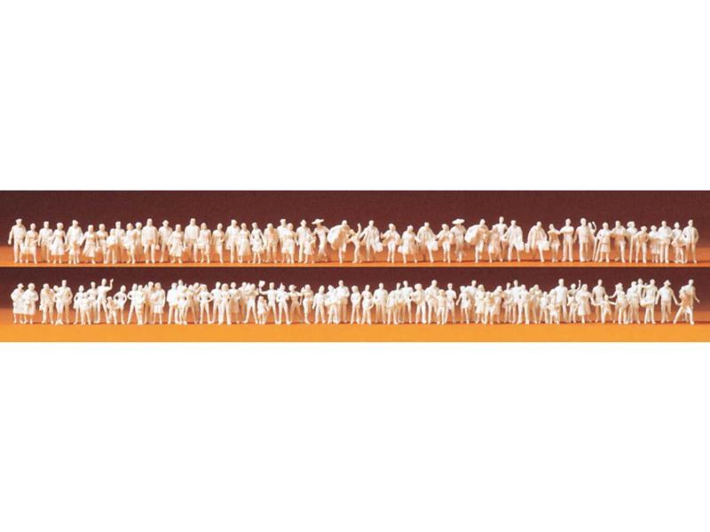 Preiser Spur N   Reisende, Passanten. 120 unbemalte Figuren.