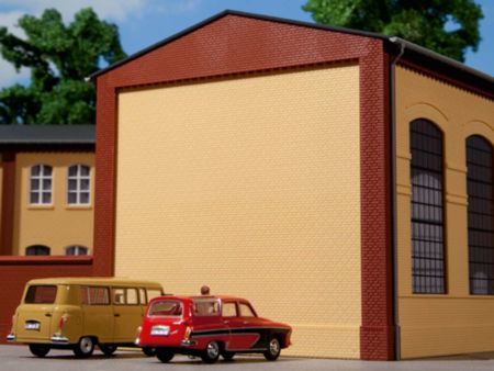 Auhagen H0 Giebel und Ecksäulen rot