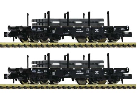 Fleischmann N  2-tlg. Set: Schwerlast-Flachwagen, NS