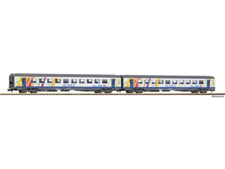 PIKO N-2er Set Corailwagen ALSACE 2x 2. Klasse SNCF VI