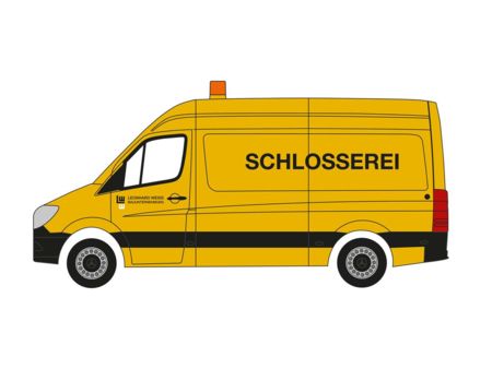 Herpa HO  MB Sprinter 13 Kasten L.Weiss