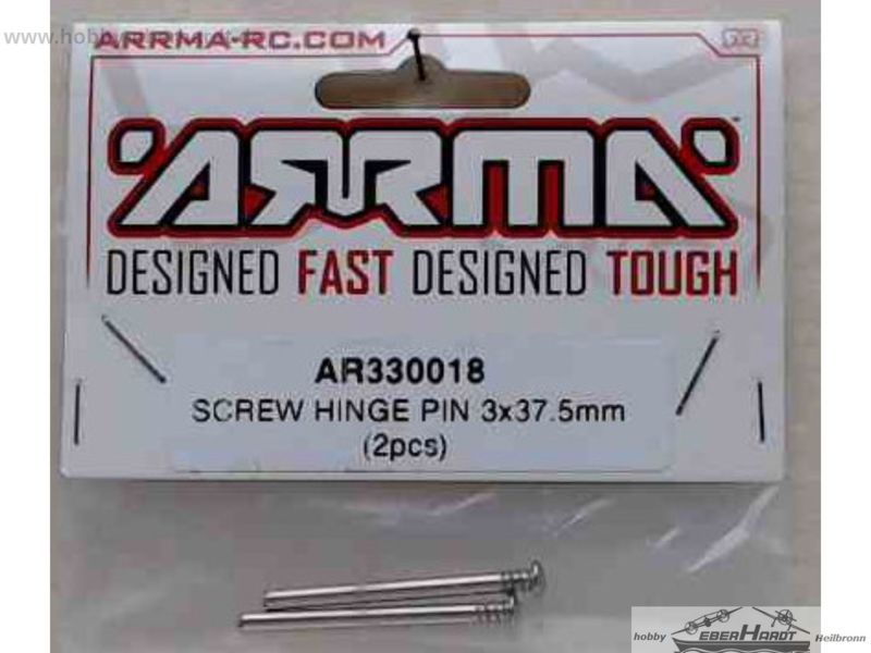Arrma AR330018 Screw Hinge Pin 3x37.5mm (2)
