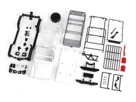 Karosserie TRX-4M DEFENDER weiß, zur Selbstlackierung