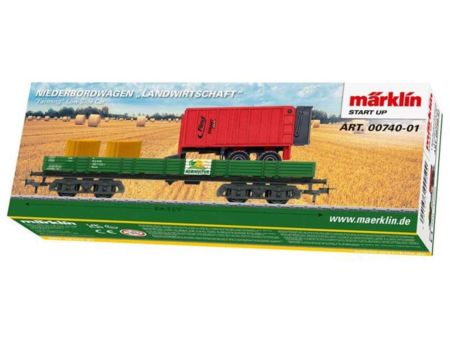 Märklin Start up - Niederbordwagen „Landwirtschaft“