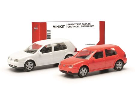 Herpa HO  VW Golf IV 4-türig, 2 Stück