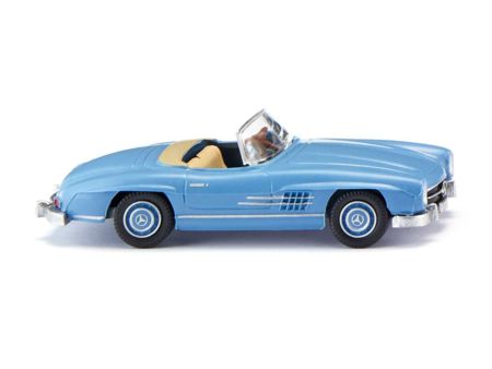 Wiking HO MB 300 SL Cabrio - hellblau