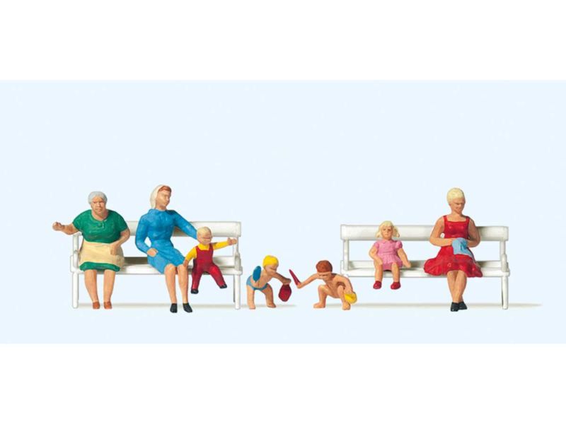 Preiser HO Mütter und Kinder