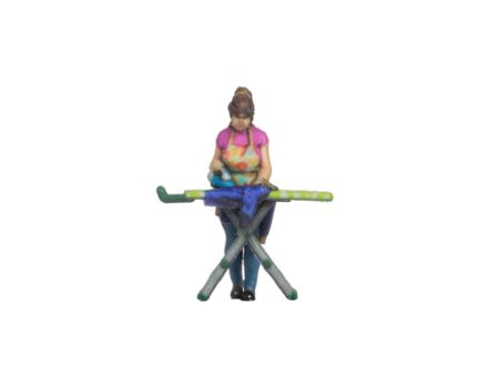 NOCH H0 3D Frau bügelt