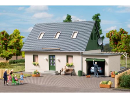 Auhagen H0 Einfamilienhaus mit Garage