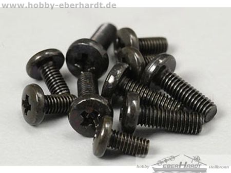 Schraube Servohebel Metallgetriebe M2,3 M2,6 10St