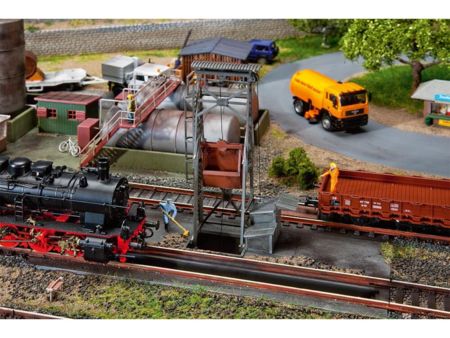 Faller HO Ausschlackanlage mit Antriebsteilen