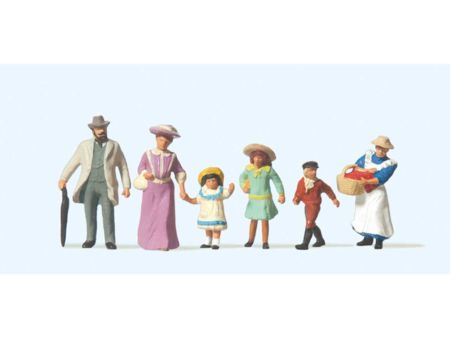 Preiser HO Familie. Um 1900