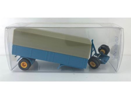 Brekina 5525  2-Achs Anhänger mit Plane   Second hand