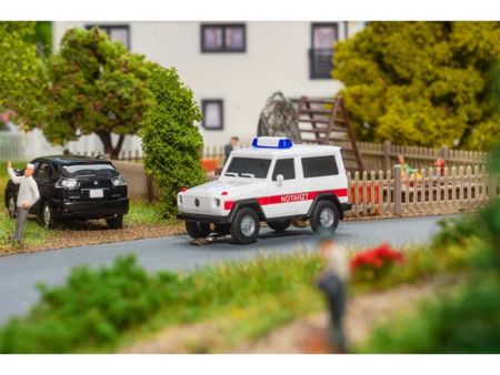 Faller H0 SUV MB G-Klasse Notarzt (HERPA)