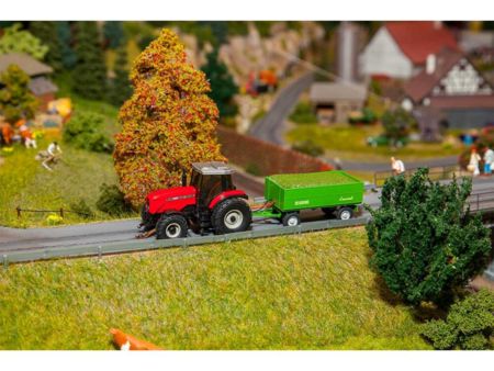 Faller Car-System MF Traktor mit Anhänger (WIKING)