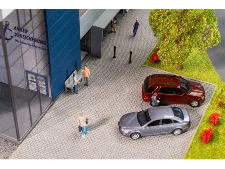 Faller H0 PREMIUM Straßenfolie Kopfsteinpflaster, hellgrau