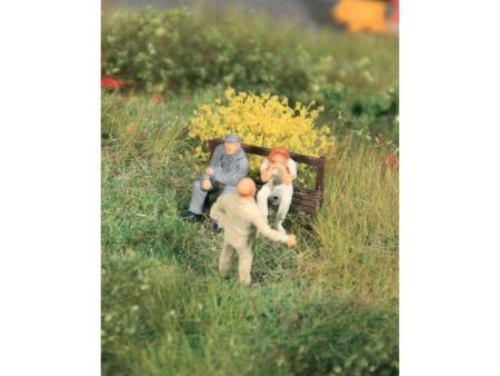 Heki  50 Grasbüschel gelb/rot, 10 mm