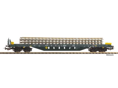PIKO HO Flachwagen Bauzug CH-SBB I VI beladen