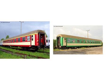 Piko HO 2er Set Personenwg. 1. Kl. + 2. Kl. PKP IC VI