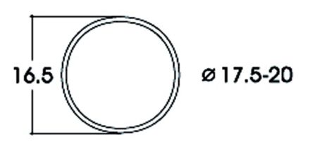 Roco Haftrings.10Stk.17,5 bis 20mm