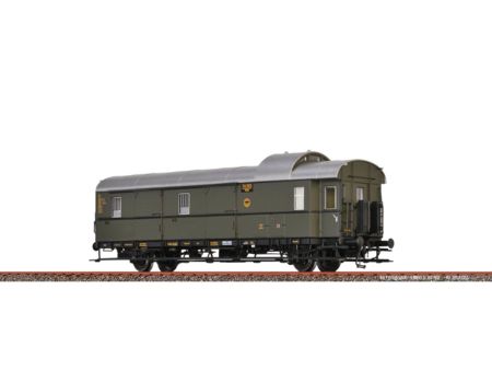 BRAWA  H0 Gepäckwagen Pwi-29 DRG II DC