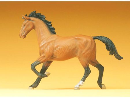 Preiser 1:25     Pferd trabend