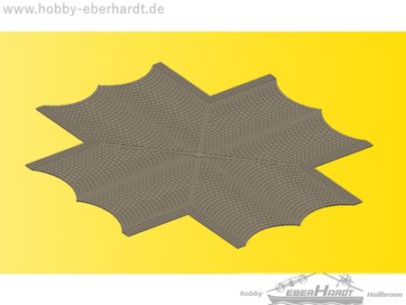 Vollmer H0 Straßenplatte Kopfsteinpflaster aus Steinkunst,X-